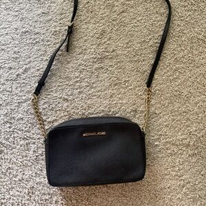 Michael Kors Black Minimalist Crossbody Bag